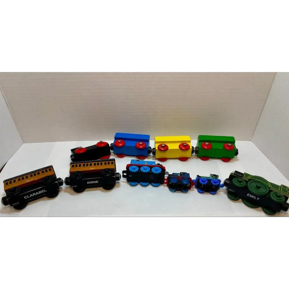 Wooden Magnetic Train Car Lot- Thomas Tank, Others